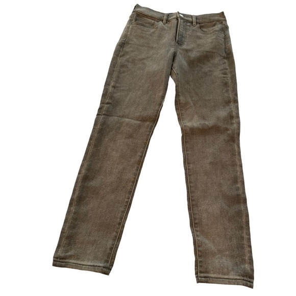 Express NWOT High Waisted Gray Skinny Ankle Jeans - Picture 1 of 6